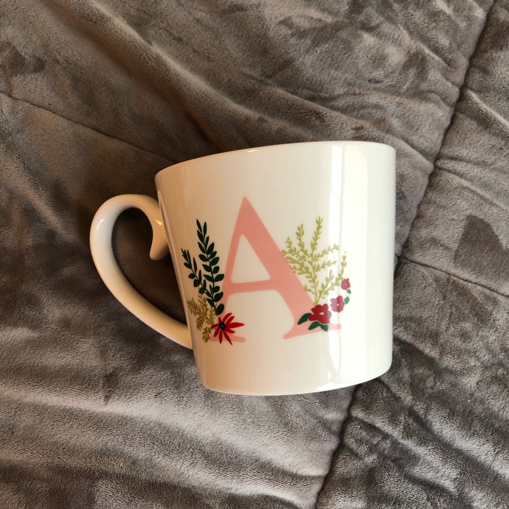“A” ceramic mug